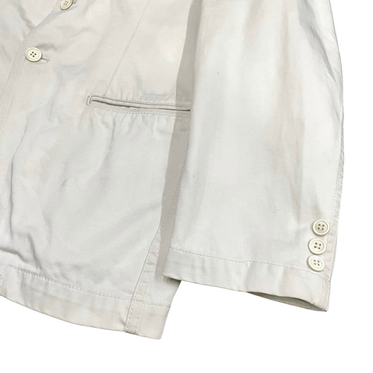 COMME des GARCONS HOMME AD2006 White cotton jacket