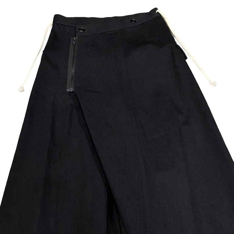 REGULATION Yohji Yamamoto 22SS 12 OZ DENIM R-WRAP SAROUEL PNT