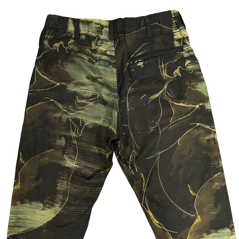 Yohji Yamamoto Pour Homme 20SS Dessin printed pants