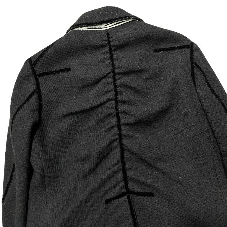 NUMBER NINE 09AW Embroidered piping jacket