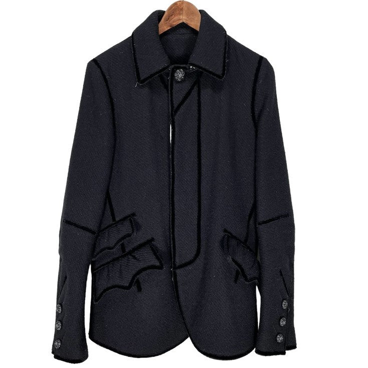 NUMBER NINE 09AW Embroidered piping jacket