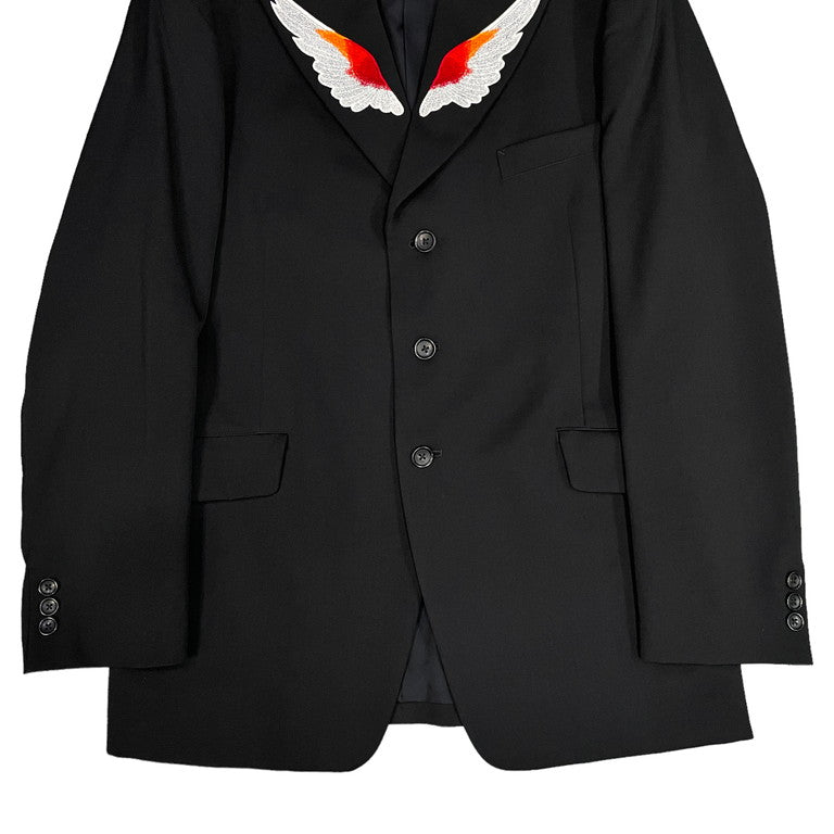 Yohji Yamamoto Pour Homme REPLICA 02AW Wing embroidered blazer