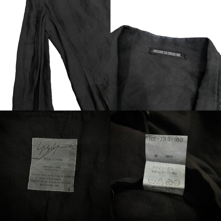 Yohji Yamamoto Pour Homme 04SS Linen 4B blazer