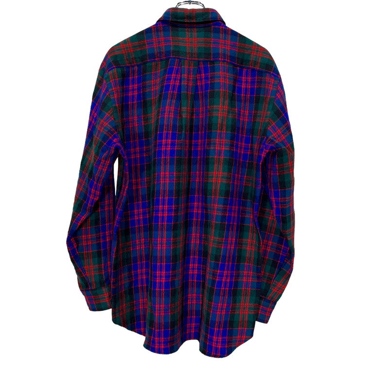 COMME des GARCONS HOMME 00AW Plaid flannel shirt