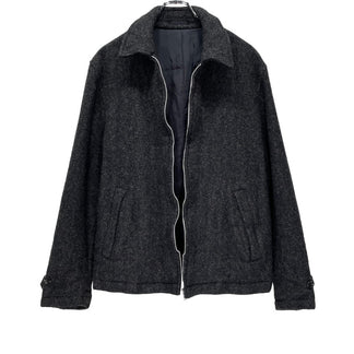 COMME des GARCONS HOMME 03AW Boiled wool zip-up blouson