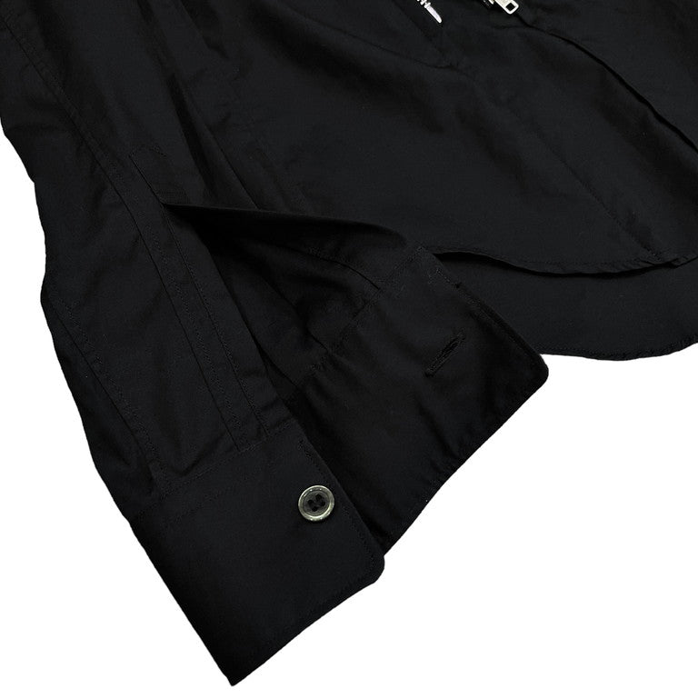 BLACK COMME des GARCONS 19SS Zipped shirt