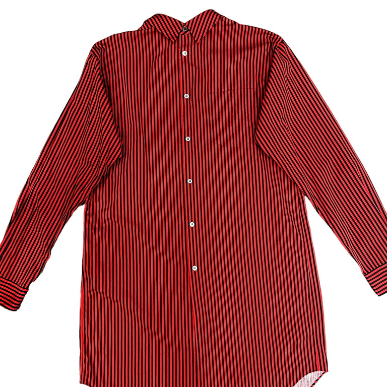 COMME des GARCONS HOMME PLUS 16SS Striped long shirt