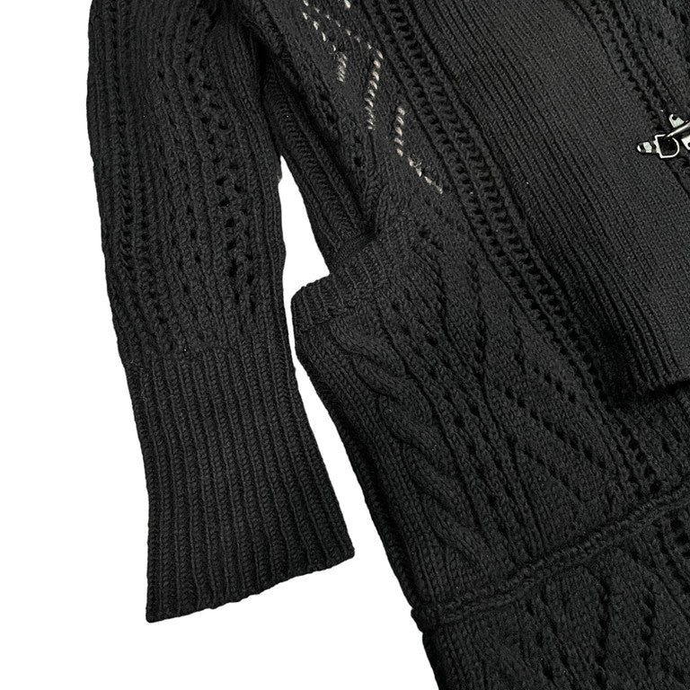 Yohji Yamamoto Pour Homme 19AW Hook knitted coat