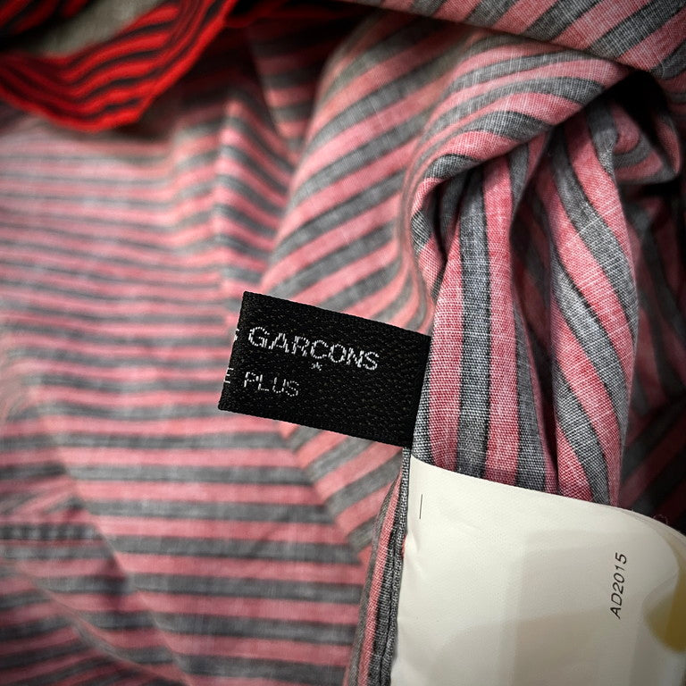 COMME des GARCONS HOMME PLUS 16SS Striped long shirt