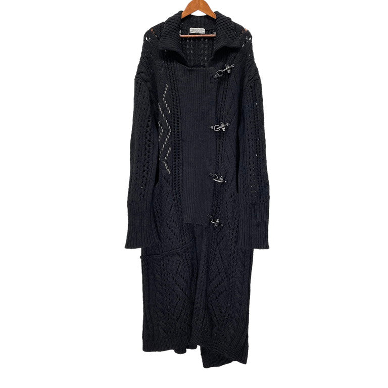 Yohji Yamamoto Pour Homme 19AW Hook knitted coat