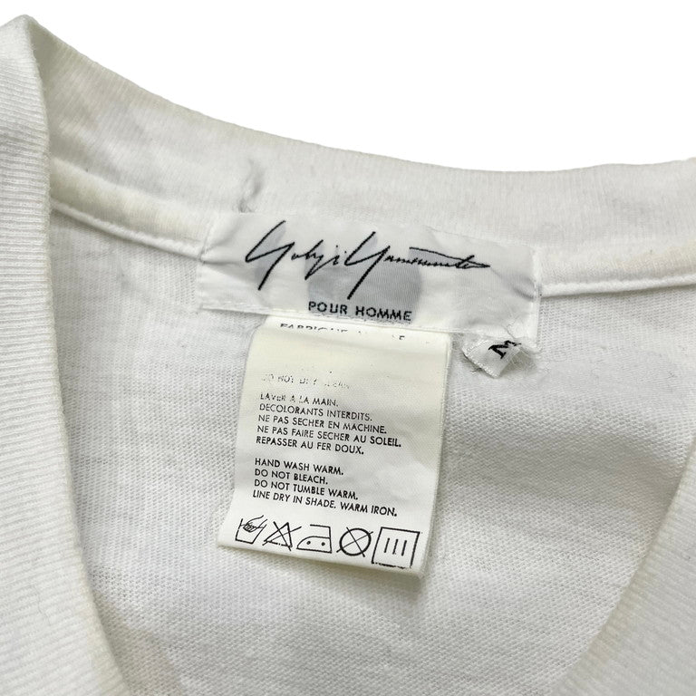 Yohji Yamomoto pour homme 90s Logo cut saw