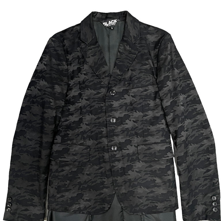 BLACK COMME des GARCONS 14AW Camouflage blazer