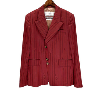 Vivienne Westwood 20AW Double-breasted striped tailored jakcet