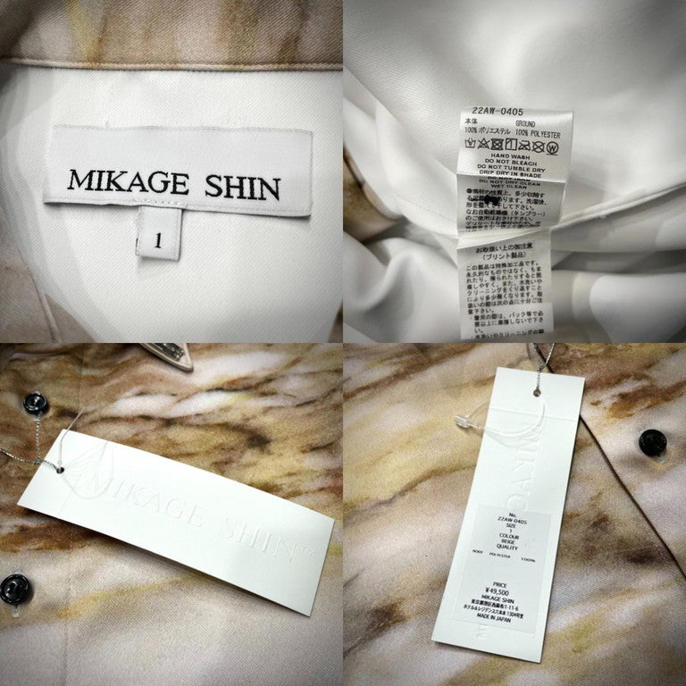 MIKAGE SHIN 22AW Patterned all over shirt