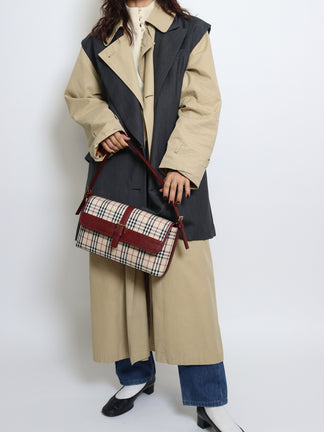 BURBERRY チェック ショルダーバッグ