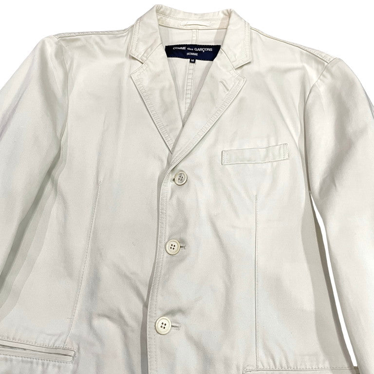 COMME des GARCONS HOMME AD2006 White cotton jacket