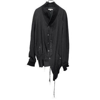 DAMIR DOMA DAMIR DOMA ウールアシンメトリーレイヤードブルゾン ジャケット