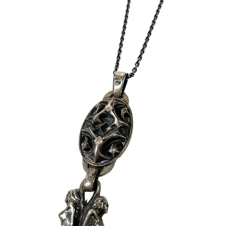 NEXT51｜D.F.L｜GOTHIC Yohji Yamamoto OVAL SKULL DAGGER PENDANT オーバルスカルダガーネックレス  受注生産限定