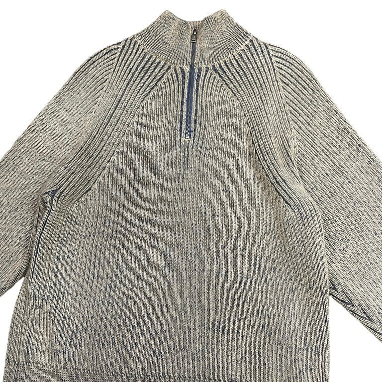 SUGARHILL 23AW DRIVERS KNIT SWEATER (IVORY&NAVY) モヘヤウールシルクドライバーズニットセーター