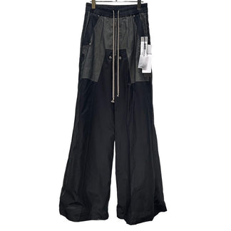 Rick Owens 24SS WIDE BELA PANTS コットンキュプラガーゼレイヤードワイドフレアベラパンツ