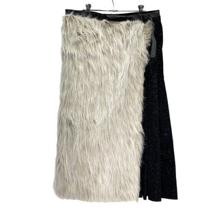 Yohji Yamamoto Pour Homme 13AW Warp-around fur skirt