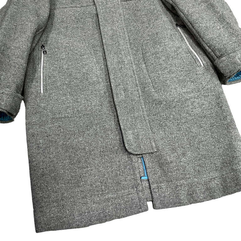 MARITHE FRANCOIS GIRBAUD Velcro zipped coat