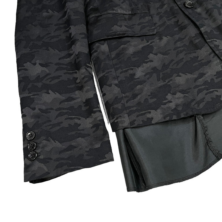 BLACK COMME des GARCONS 14AW Camouflage blazer