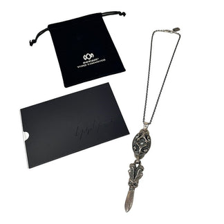 GOTHIC Yohji Yamamoto OVAL SKULL DAGGER PENDANT オーバルスカルダガーネックレス 受注生産限定品 定価約25万円