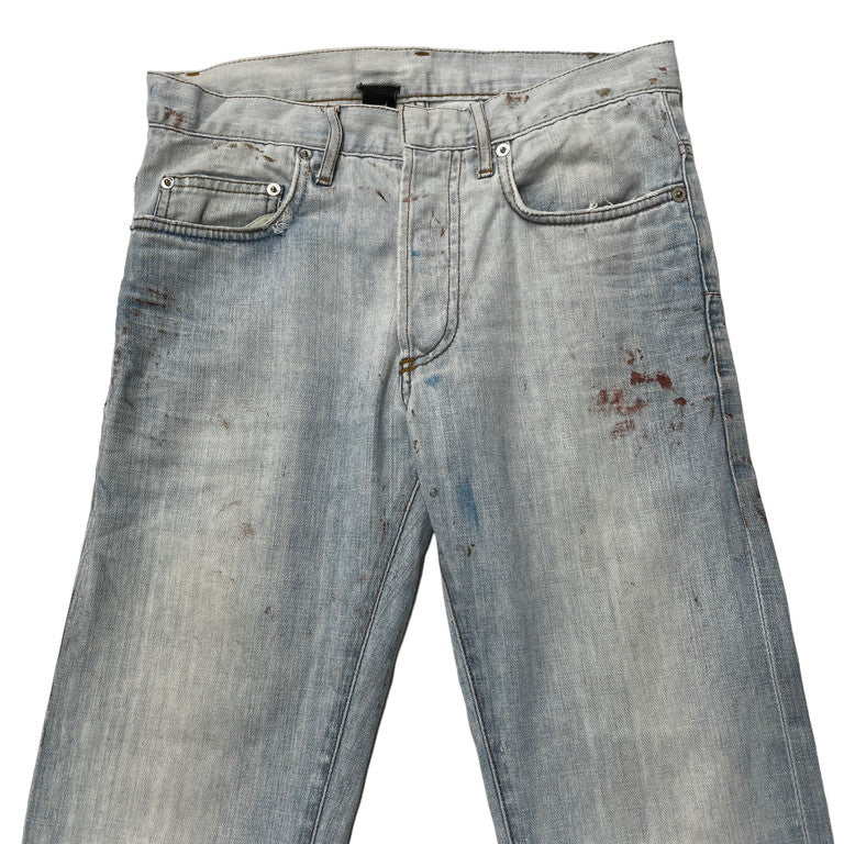 Dior Homme by KRIS VAN ASSCHE 10SS Painted jeans