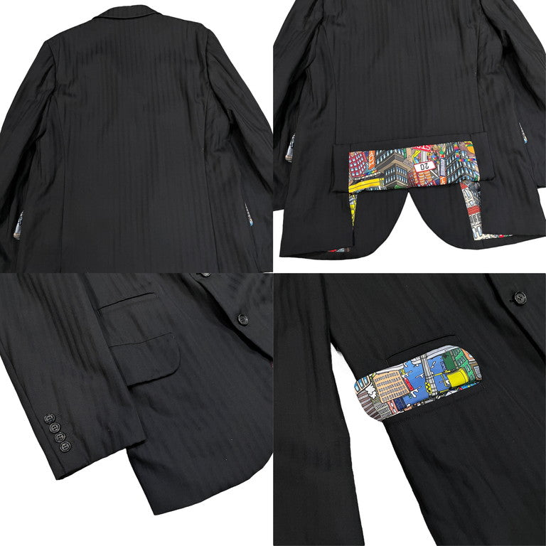 COMME des GARCONS HOMME DEUX 20SS Striped setup suit