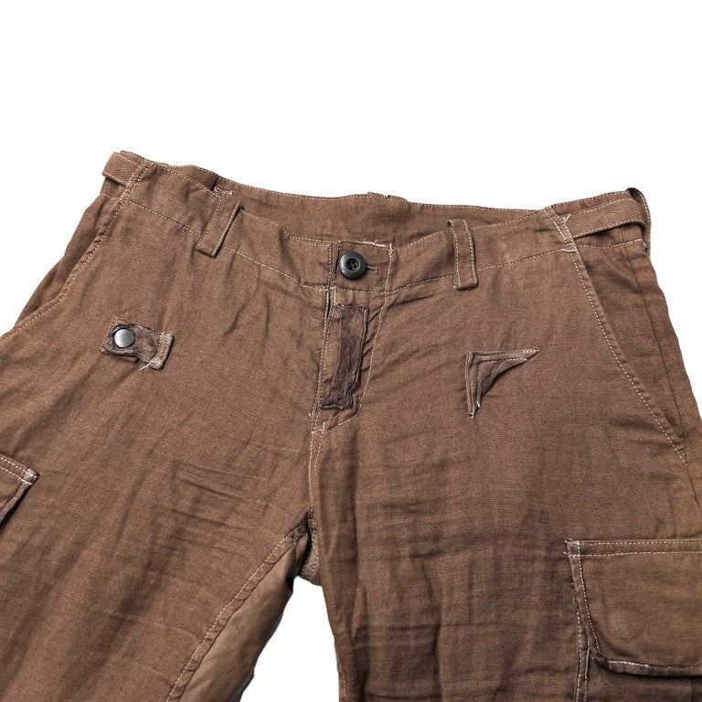 kyoji maruyama Brown hybrid cargo pants