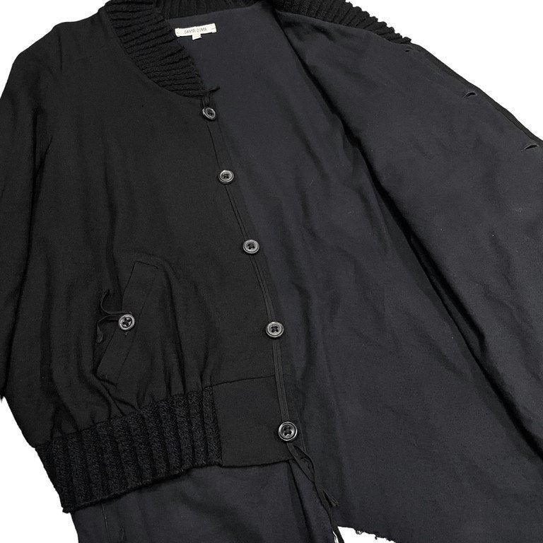 NEXT51｜D.F.L｜DAMIR DOMA DAMIR DOMA ウールアシンメトリーレイヤードブルゾン ジャケット