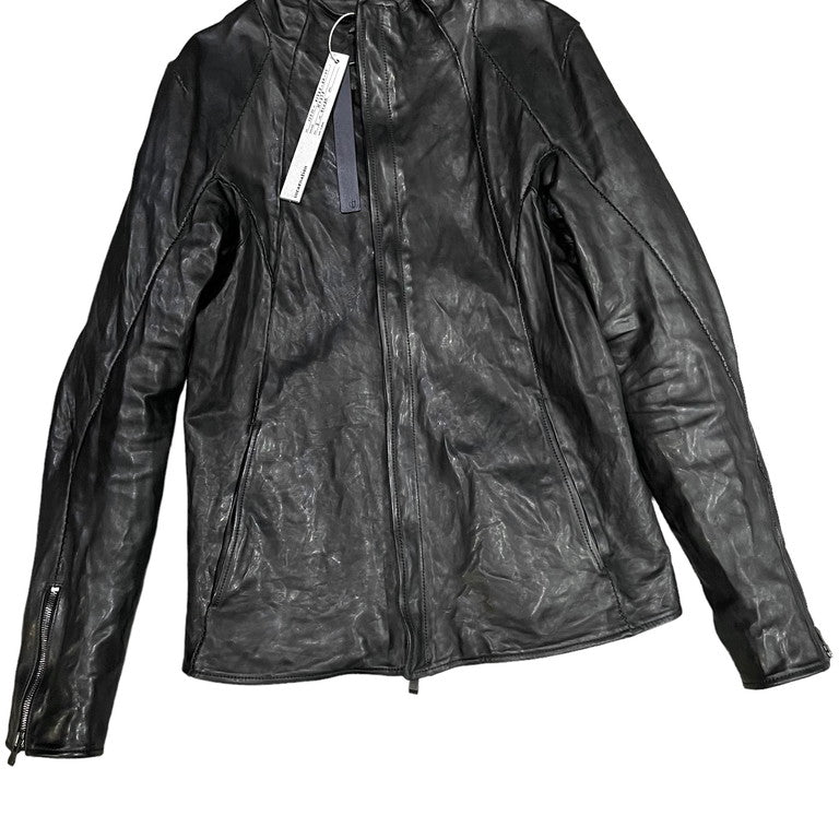 incarnation 22AW HORSE LEATHER HIGH NECK ZIP BLOUSON