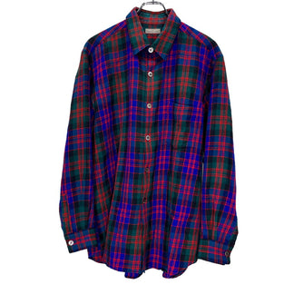 COMME des GARCONS HOMME 00AW Plaid flannel shirt