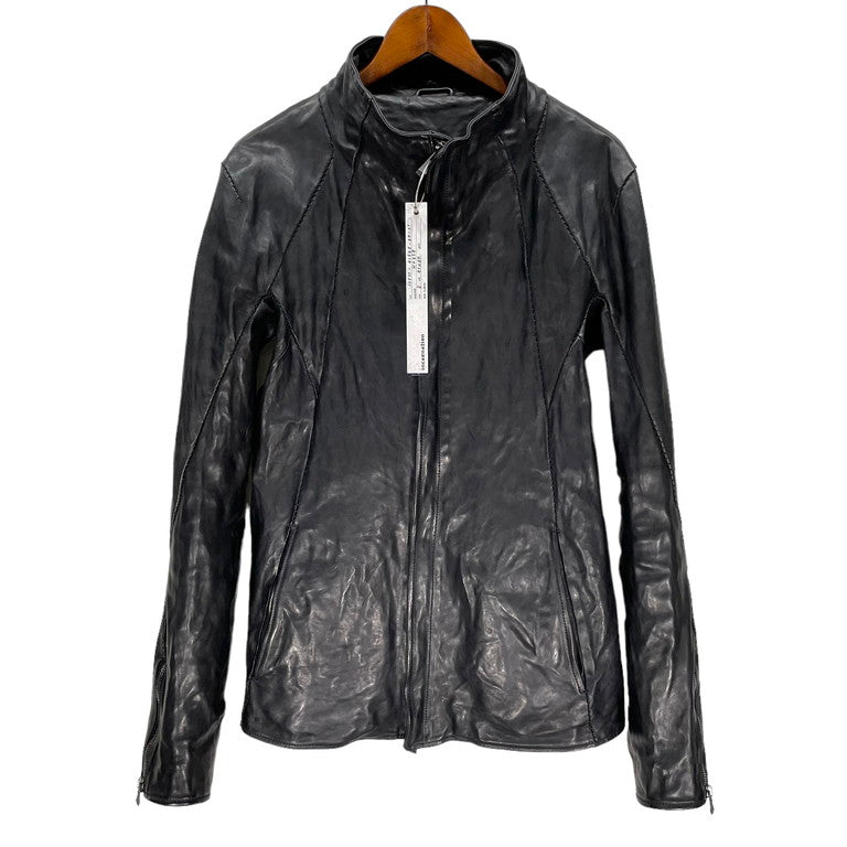 incarnation 22AW HORSE LEATHER HIGH NECK ZIP BLOUSON