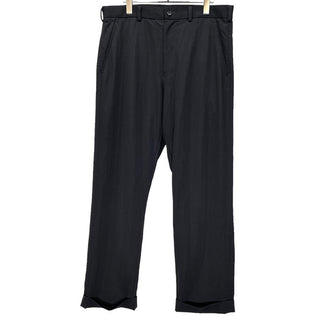 COMME des GARCONS HOMME 01SS Wool gabardine straight trousers