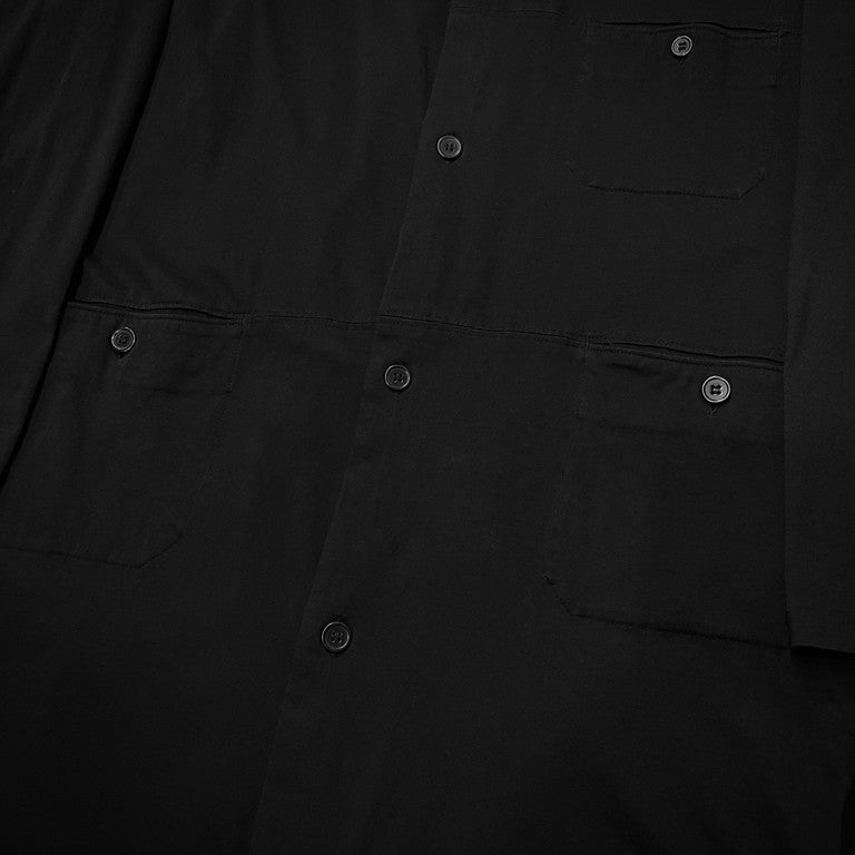 Yohji Yamamoto Pour Homme 21AW Cotton stand collar long jacket