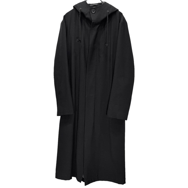 Y's for men Hooded flyfront coat
