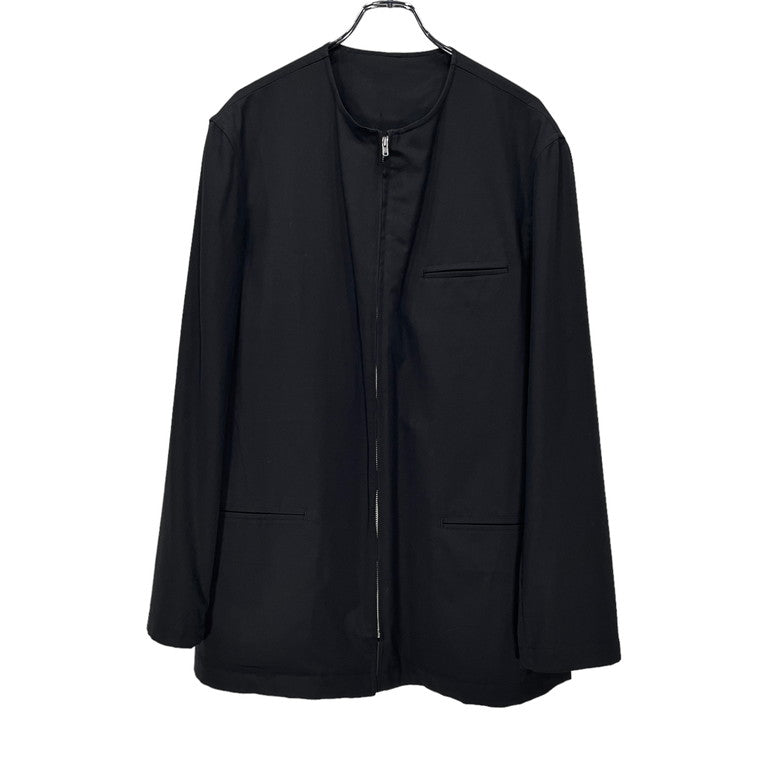 Y's for men Wool gabardine collarless jacket