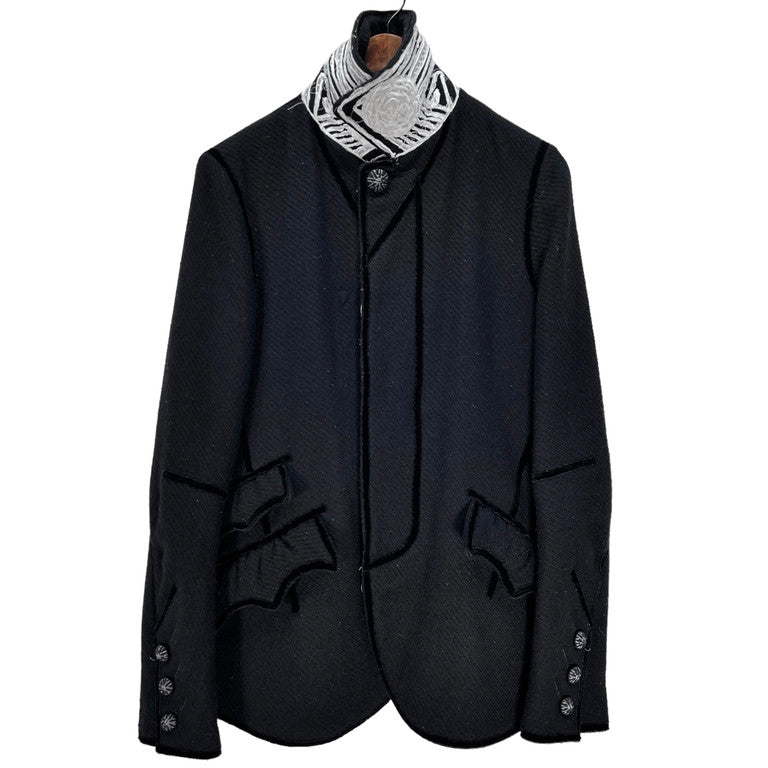 NUMBER NINE 09AW Embroidered piping jacket