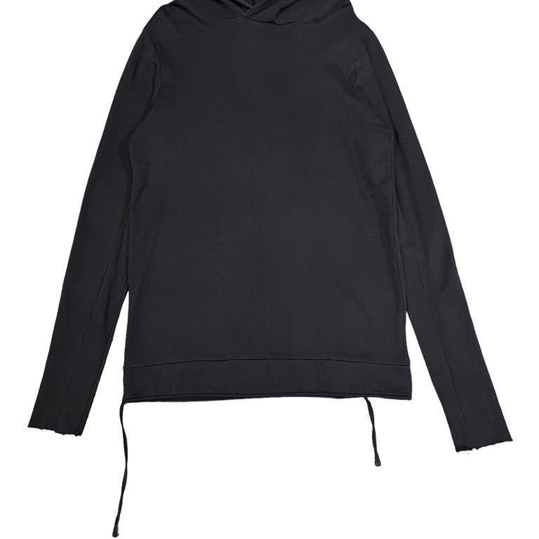 thom/krom Pullover cut-off hoodie