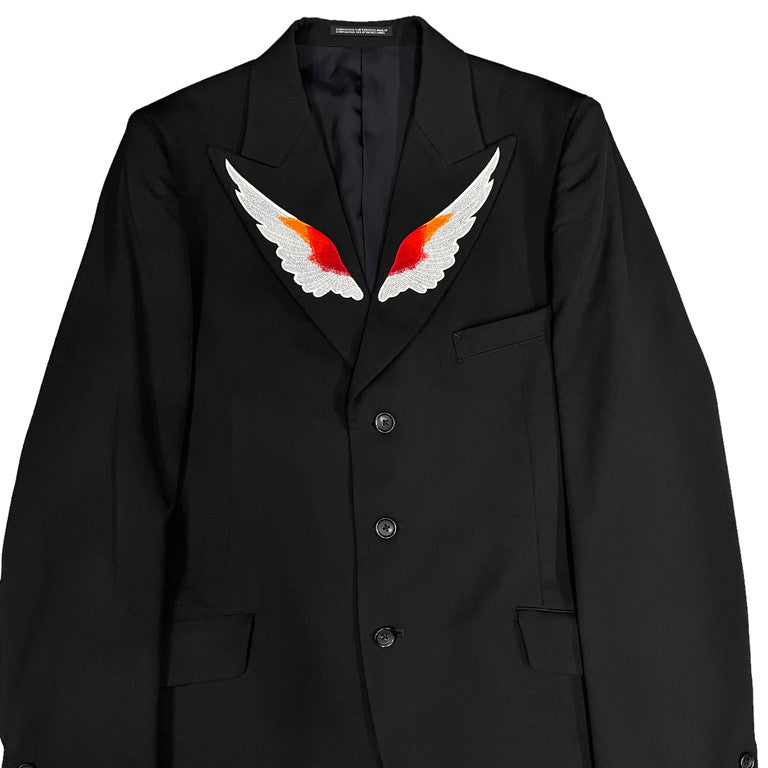 Yohji Yamamoto Pour Homme REPLICA 02AW Wing embroidered blazer