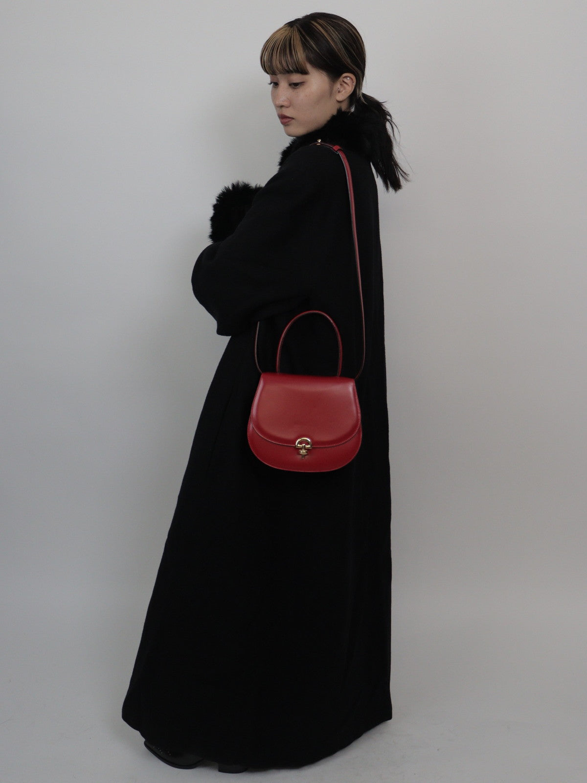 CELINE レザー 2WAYハンドバッグ