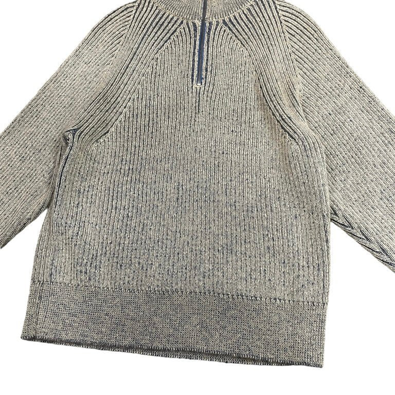 SUGARHILL 23AW DRIVERS KNIT SWEATER (IVORY&NAVY) モヘヤウールシルクドライバーズニットセーター