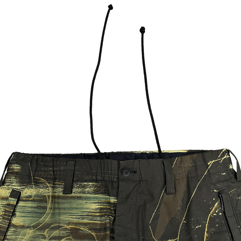 Yohji Yamamoto Pour Homme 20SS Dessin printed pants