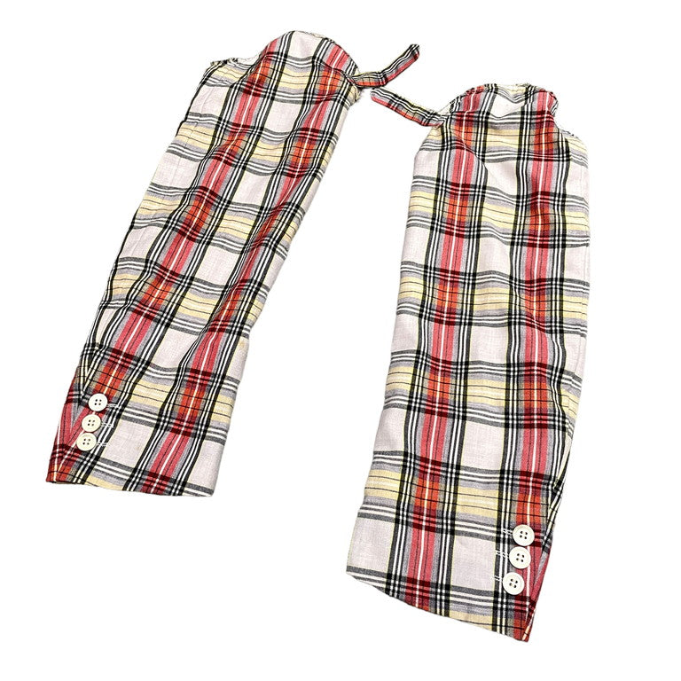 COMME des GARCONS HOMME PLUS 14SS Arm cover plaid jacket